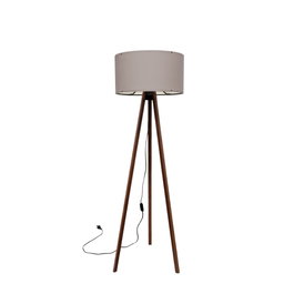 Opviq Lámpara de Pie AYD-1531 Beige y Marrón